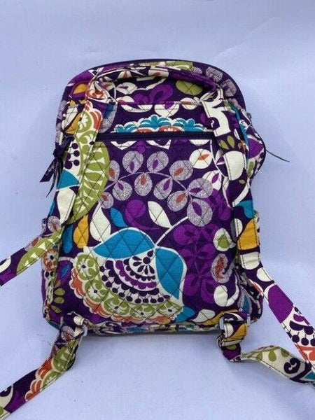 Vera Bradley Pack Msrp Purple White Green Backpack