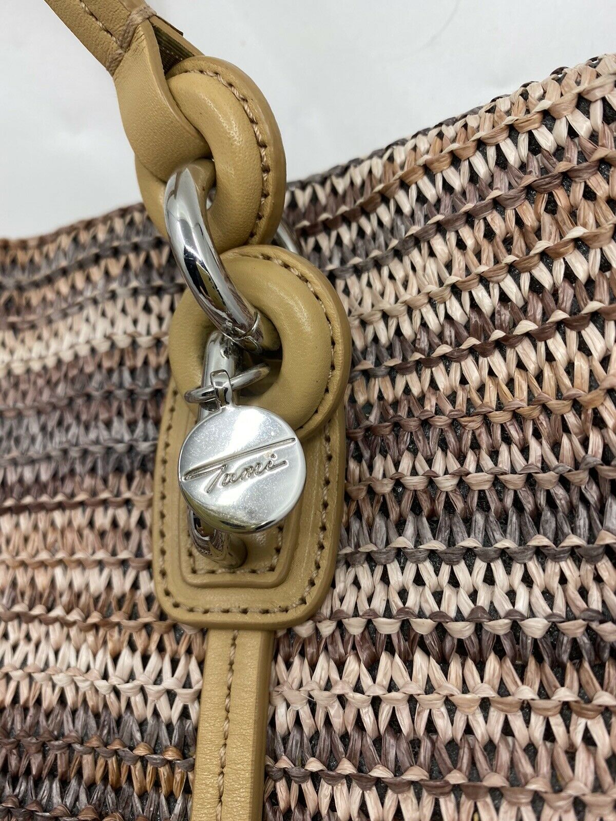 TUMI Multi Color Woven Tote bag