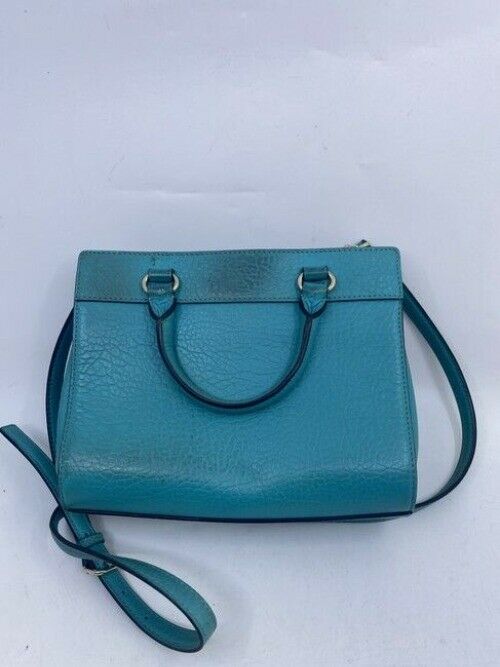 Kate Spade Tote Blue Leathe Cross Body Bag