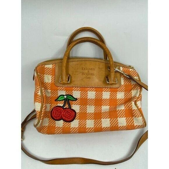 DOONEY & BOURKE Orange White Tote Crossbody Bag