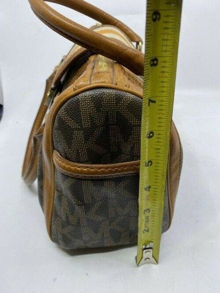 michael kors bowling bag brown tote