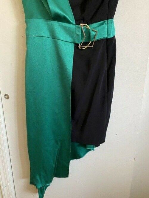 Cushnie Et Ochs Green Black Nwot Small Msrp Short Cocktail Dress