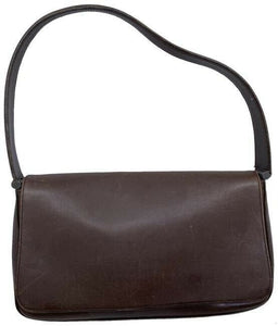 coach vintage brown leather shoulder bag
