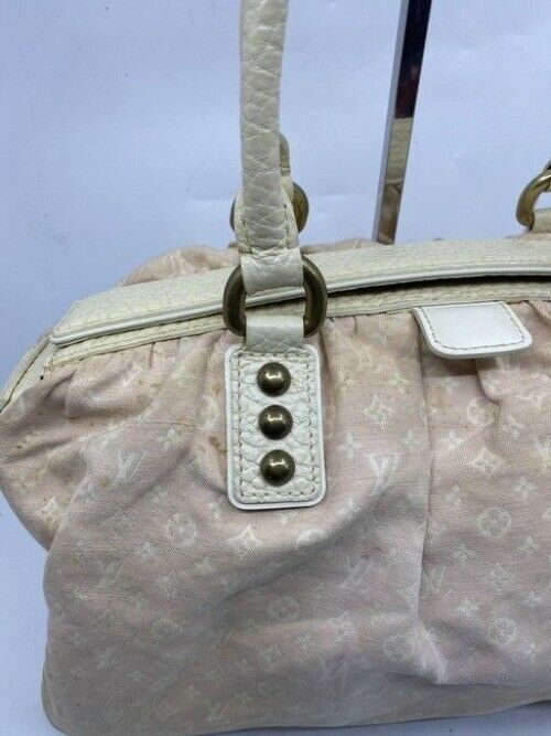 Louis Vuitton Mini Lin Rose Fabric Shoulder Bag