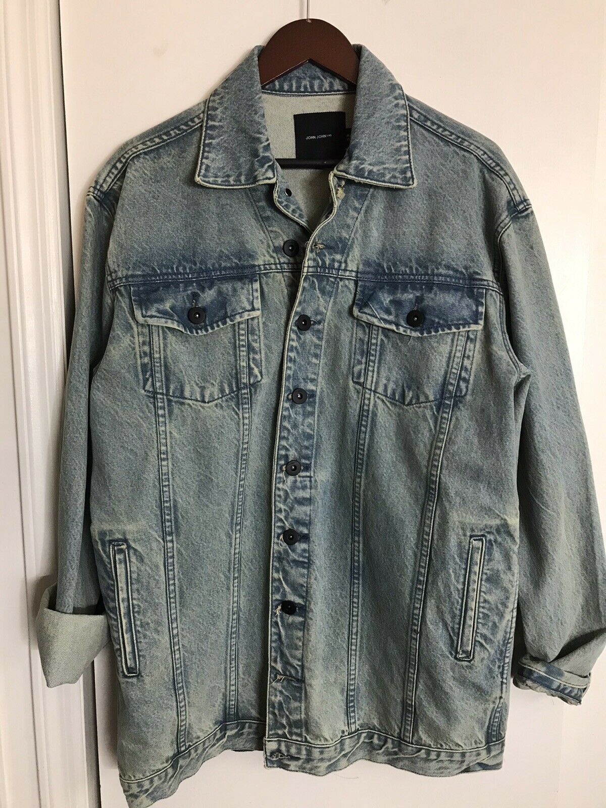 JOHN JOHN Lab Long Denim Jacket New W/ tags!
