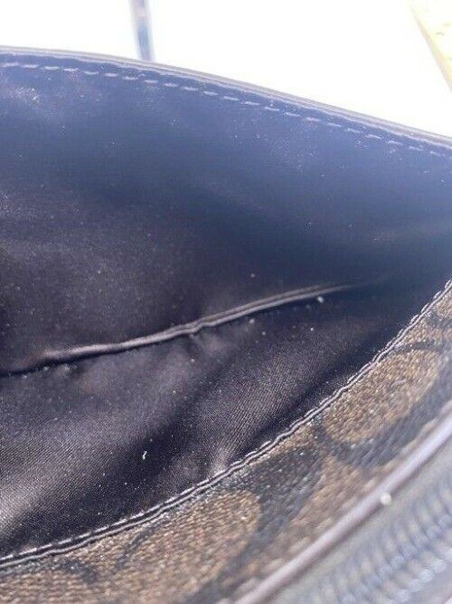 Coach Like New Large Brown Tan Wristlet