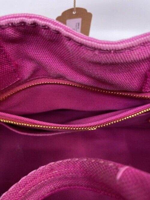 Prada Shopping Tote Canapa Logo Fuxia Shoulder Bag