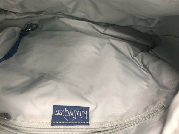 Kipling Blue Nylon Medium Size Crossbody Bag