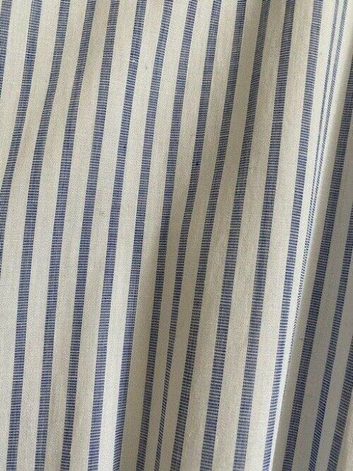 Kate Spade Blue White Nwot Collared Stripe Small Long Casual Maxi Dress