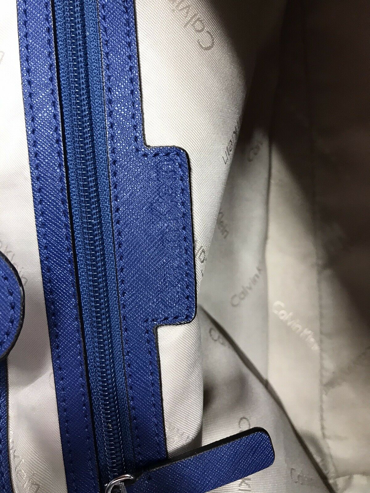 Calvin Klein Blue Tote Bag