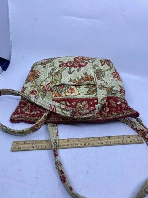 Lightweight Red Fabric Shoulder Bag