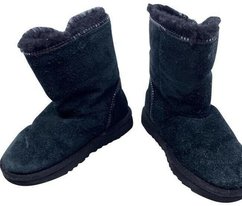 Ugg Australia Unique Zipper Top Kids Bootsbooties Size Us