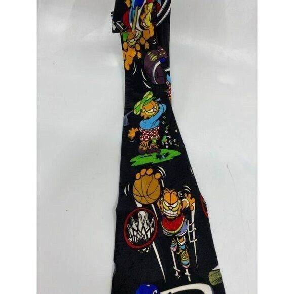 NWT Garfield Neck Tie M.U.P Cat Black Novelty Item