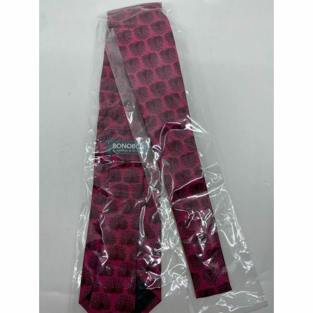 New! BONOBOS Pink Animal Print Neck Tie Msrp 95