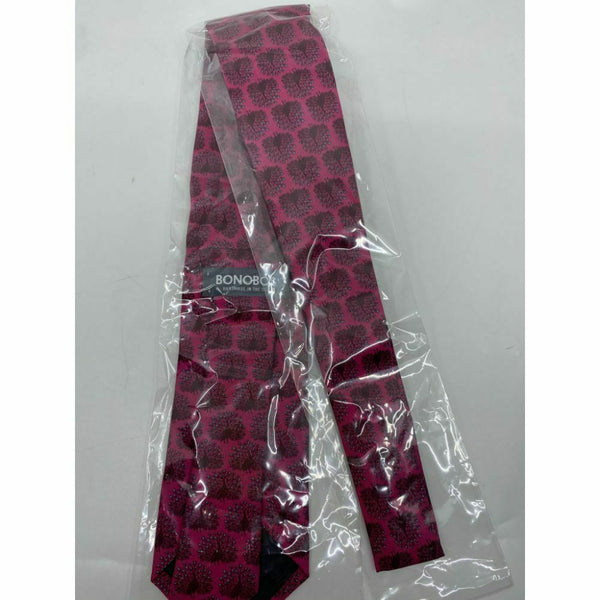 New! BONOBOS Pink Animal Print Neck Tie Msrp 95