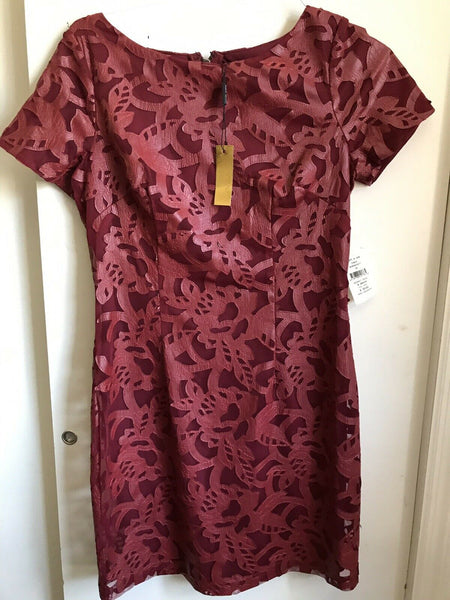 NWT Alexia Admor Burgundy Dress Medium