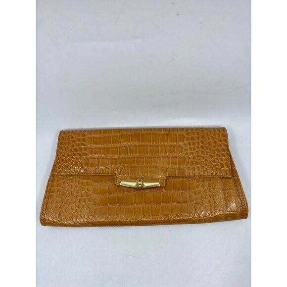 Muska Milano Orange Vintage Leather Handbag