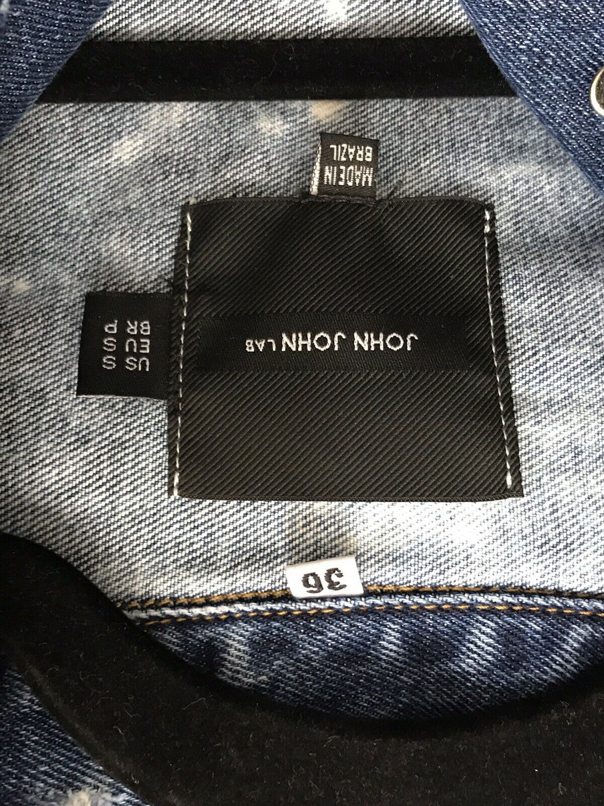 NWT John John Lab Acid wash Denim Jacket w/ Skirt Set