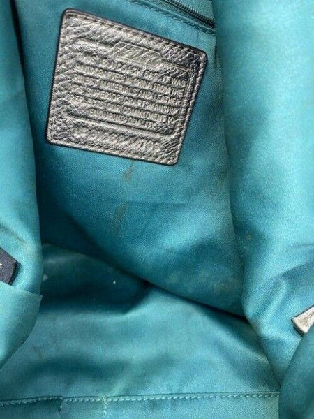 Coach xl shoulder gold leather cross body bag