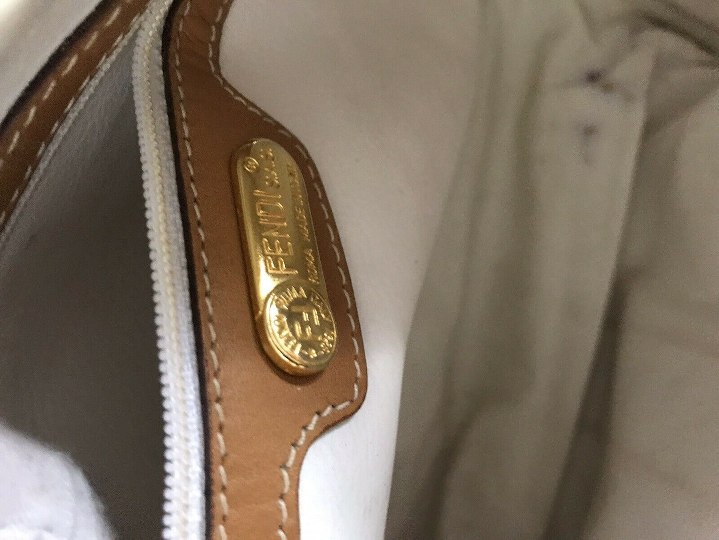 Fendi Vintage White Doctor Bag