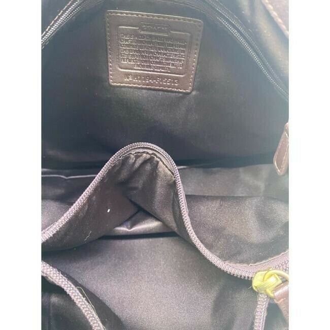 COACH Large Brown Leather Shoulder Bag