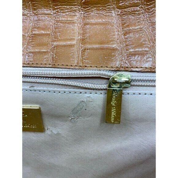 Muska Milano Orange Vintage Leather Handbag