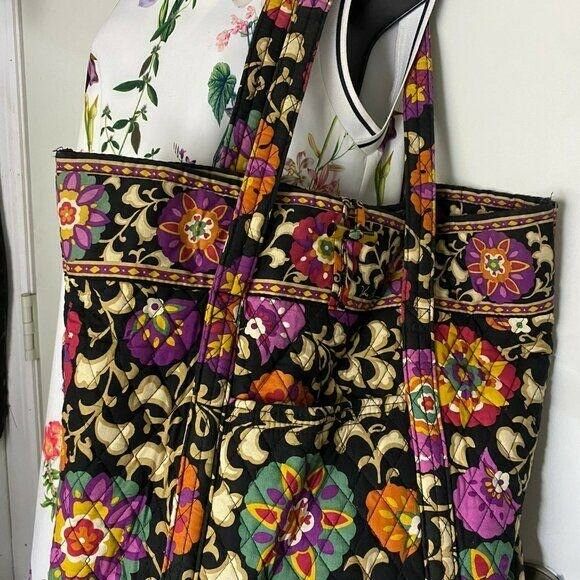 Vera Bradley Multicolor Fabric Large Tote Bag