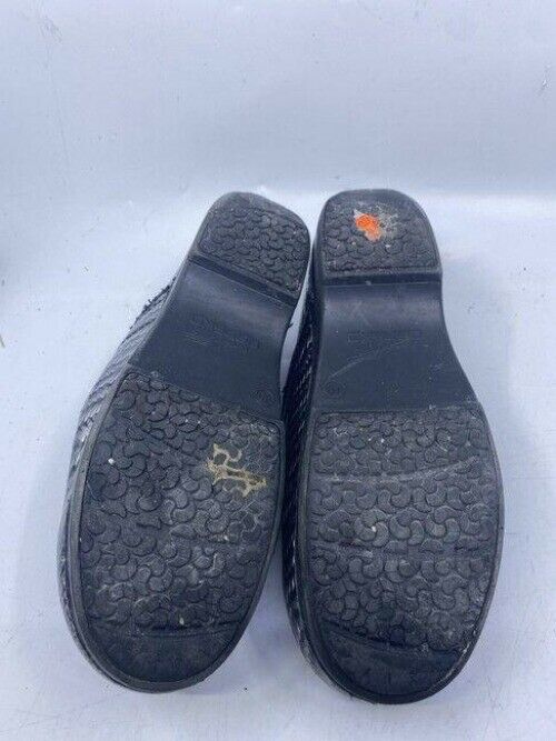 Dansko Black Silver Mulesslides Size Eu