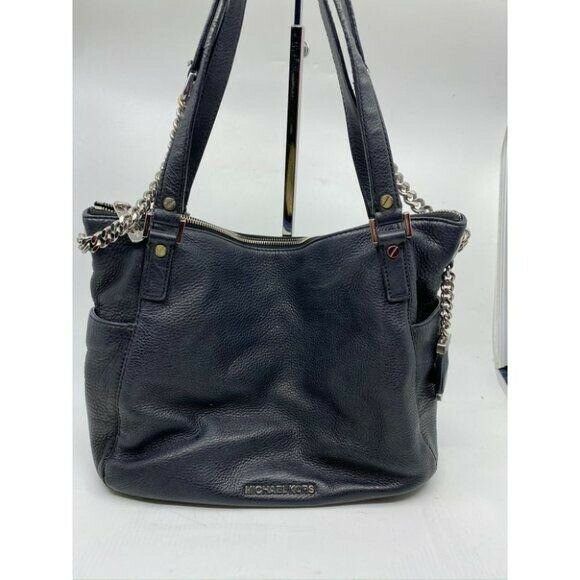 MICHAEL KORS Blue Large Leather Shoulder Bag $390