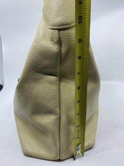 Dooney and Bourke cream leather hobo bag