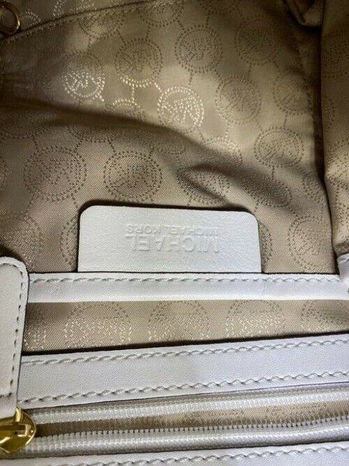 michael kors msrp white leather shoulder bag