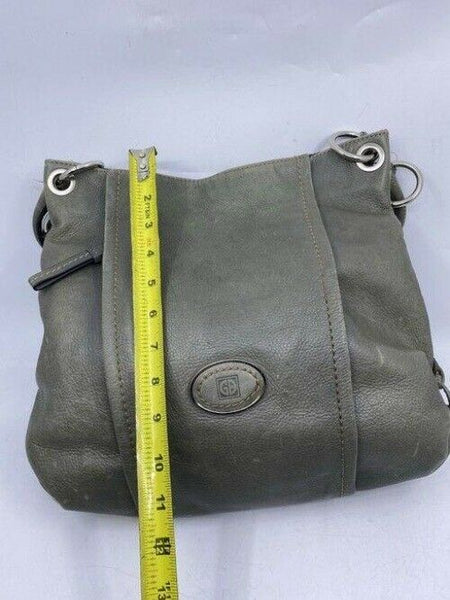 Giani Bernini Msrp Olive Green Leather Shoulder Bag