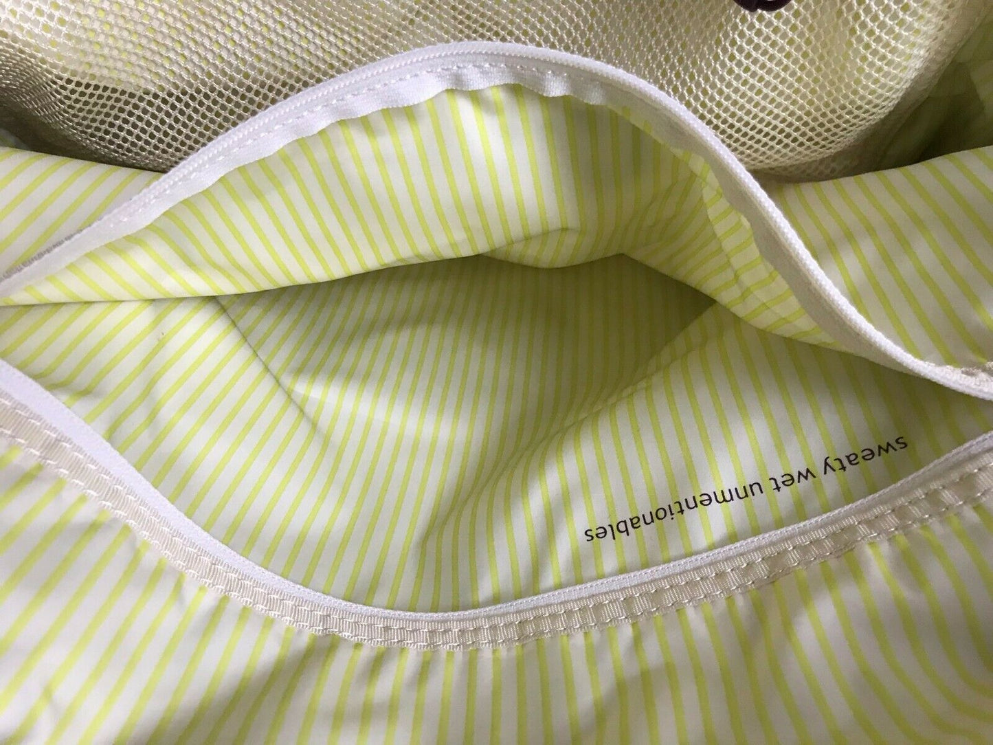 Lululemon Large Gym/School/Work Purple Poly Shoulder Bag