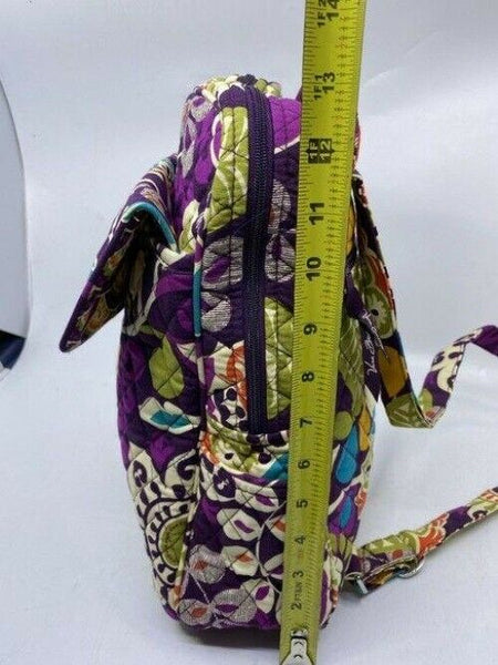 Vera Bradley Pack Msrp Purple White Green Backpack