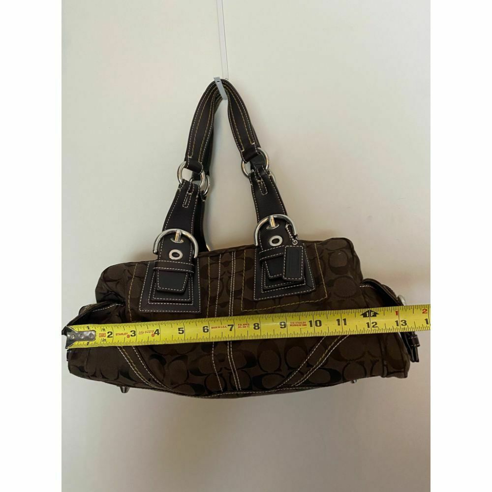 Coach Women's Brown Medium Fabric Tote Bag
