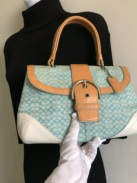 Coach Colored Fabric Handbag