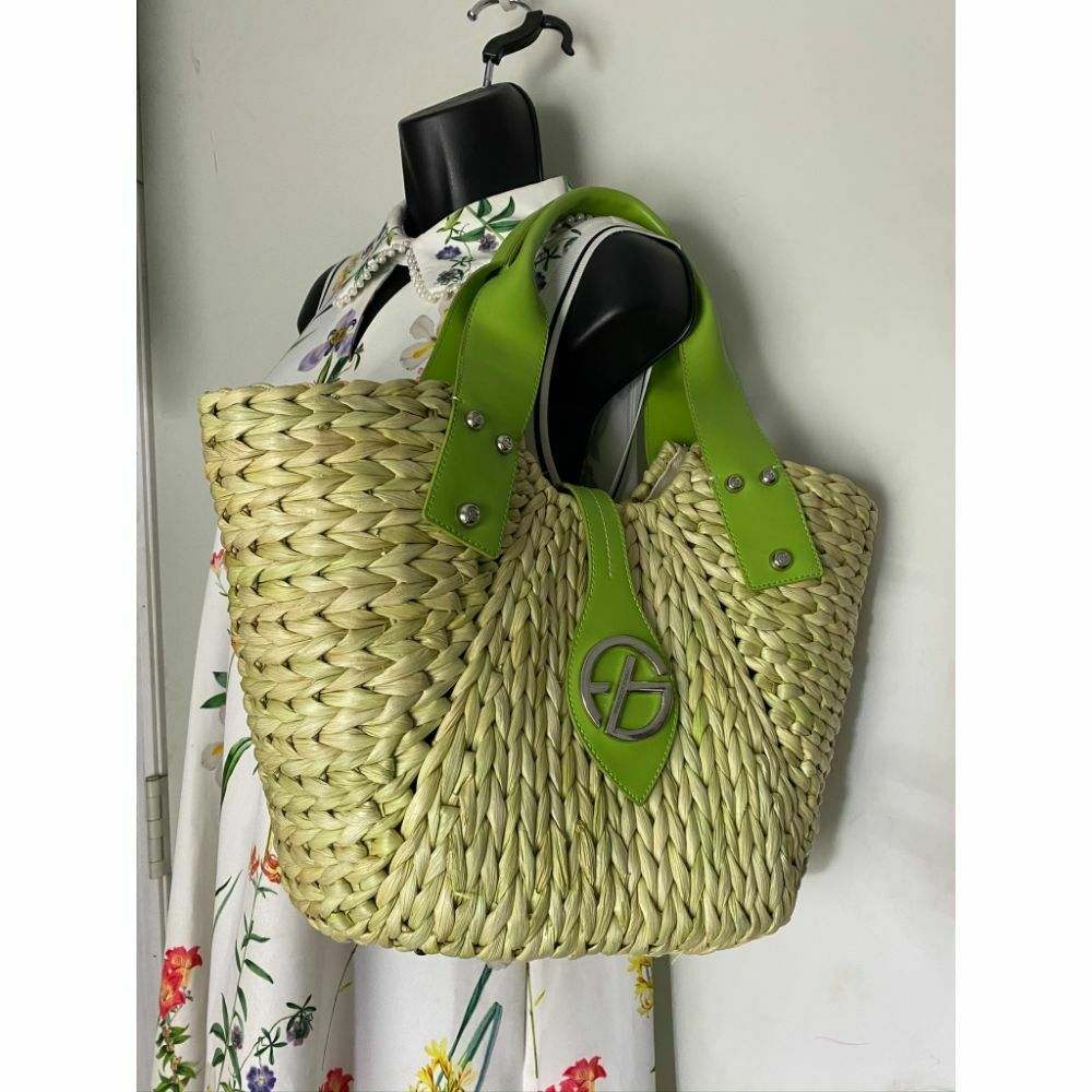 Francesco Biasia Green Shoulder Bag
