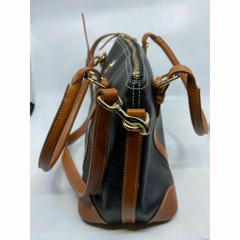 DOONEY & BOURKE Black Vintage Leather Shoulder Bag