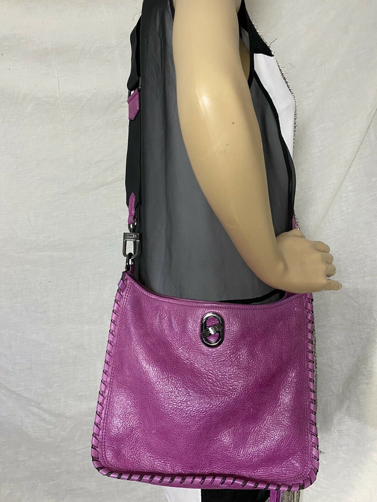 Aimee Kestenberg Pink Leather Crossbody