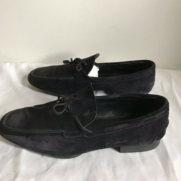 TOD’S Men’s Navy Suede Loafers Us Sz 10.5