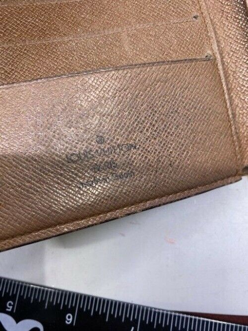 Louis Vuitton Brown Vintage Monogram Bifold Ba0992 Wallet