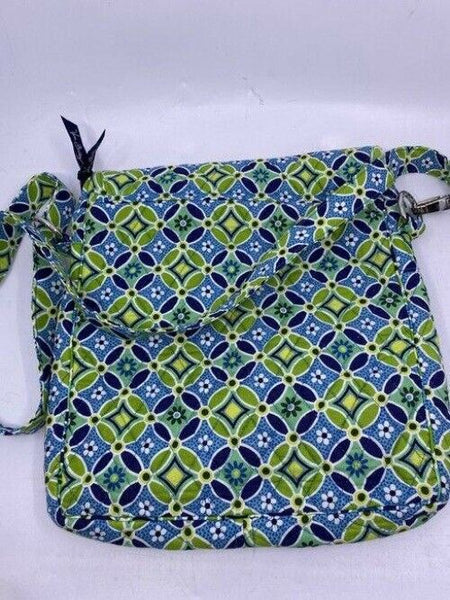 Vera Bradley Msrp Green Blue Cross Body Bag