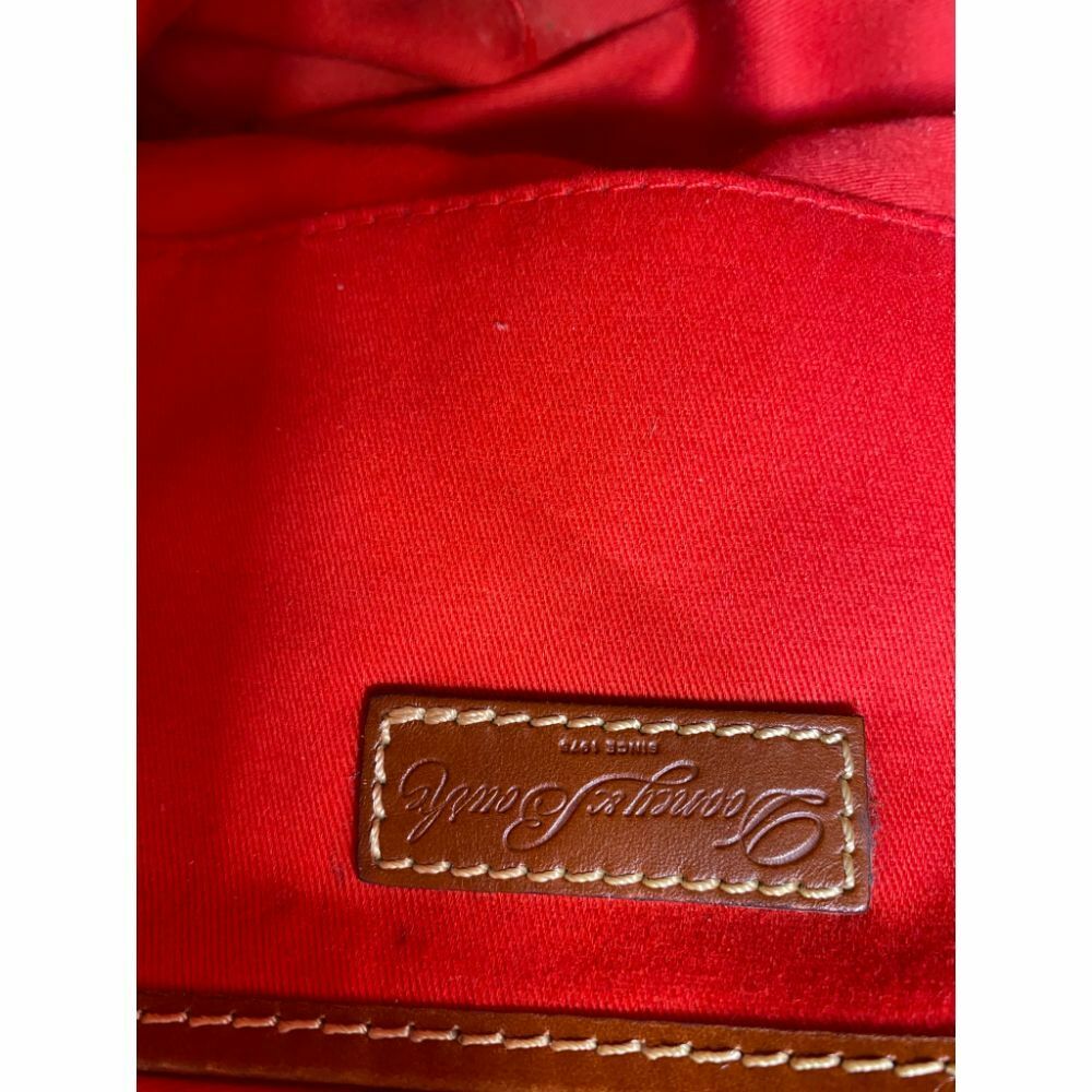 DOONEY & BOURKE Brown Black Large Leather Tote Bag