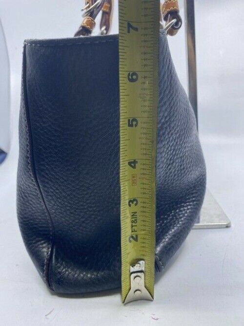 Coach Medium Bag Handbag Navy Leather Shoulder Bag