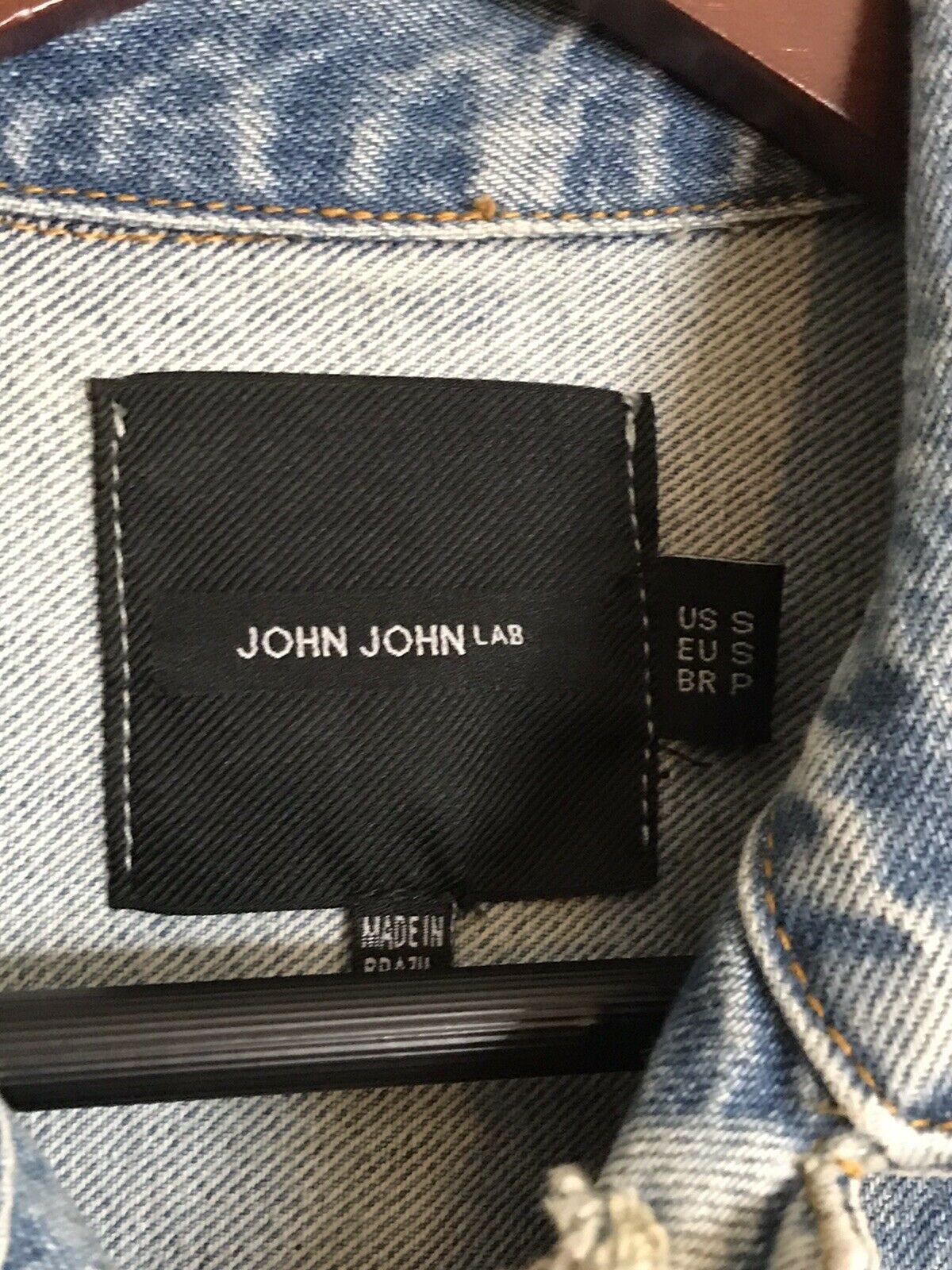 JOHN JOHN Lab Denim Jacket New W/ tags!