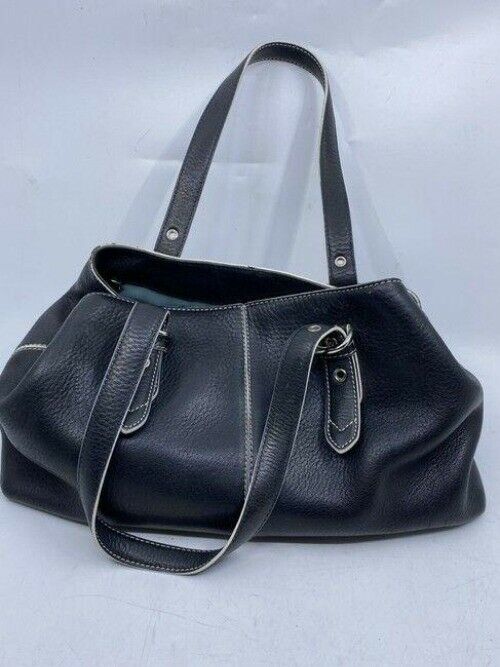 Cole Haan black leather shoulder bag