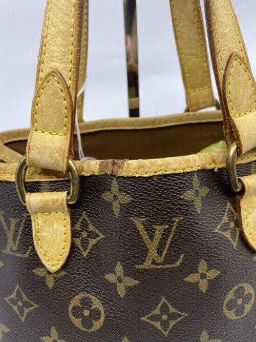 Louis Vuitton Batignolles Vertical Brown Monogram Canvas Shoulder Bag