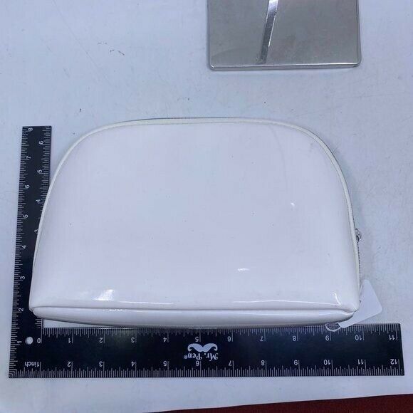 Chanel White Sublimage make up bag