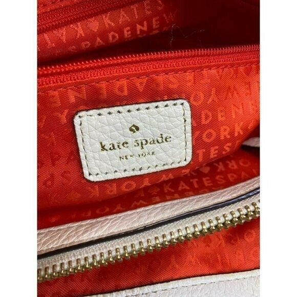 KATE SPADE Leather Handbag W/ Winnie The Pooh Silk