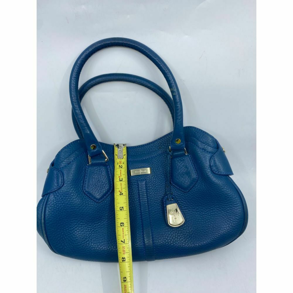 COLE HAAN Blue Large Leather Tote/ Shoulder Bag
